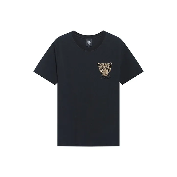 TCH T Shirts Unisex Black Base Gold Logo-0
