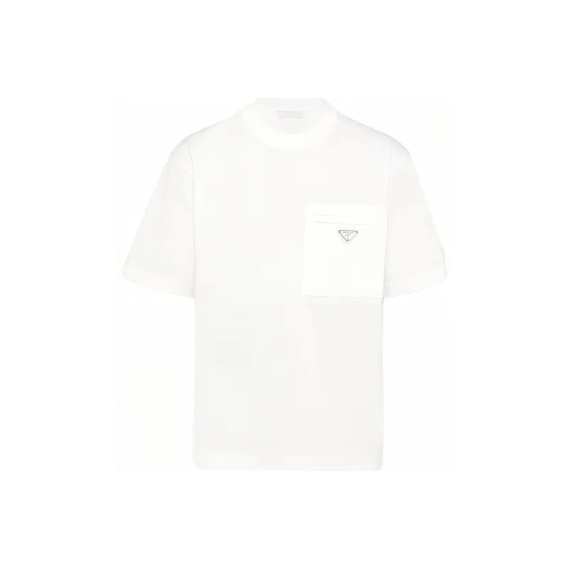 PRADA Logo Patch Pocket T Shirt-0
