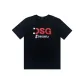 Pure Black Red White Color Block Logo