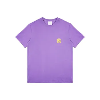 MLB Set in Sleeve T Shirt Unisex Purple