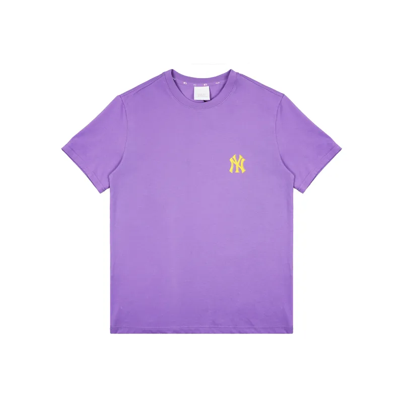 MLB Set in Sleeve T Shirt Unisex Purple-0