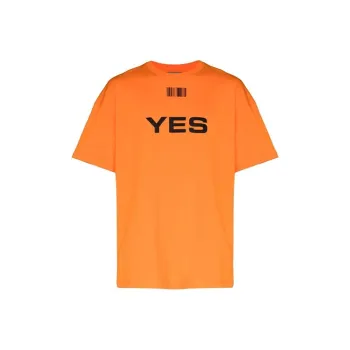 Vetements T-Shirts Men Orange