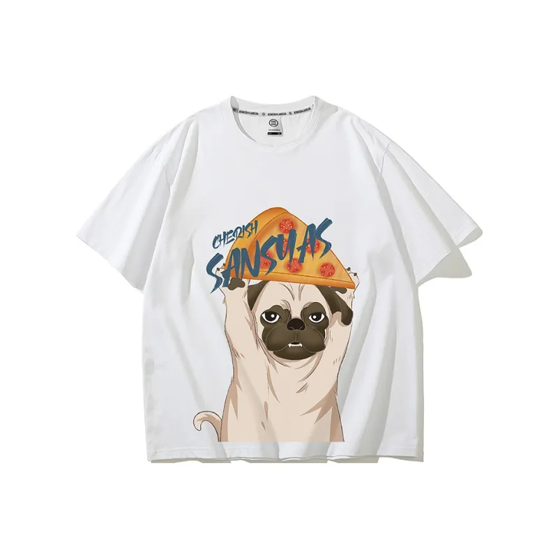 SANSYAS MENGCHONGJUNTUAN Straight T-Shirt Unisex-10