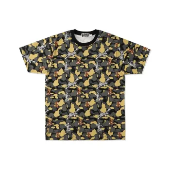 A BATHING APE X Tom And Jerry Camo Madison Avenu Tee