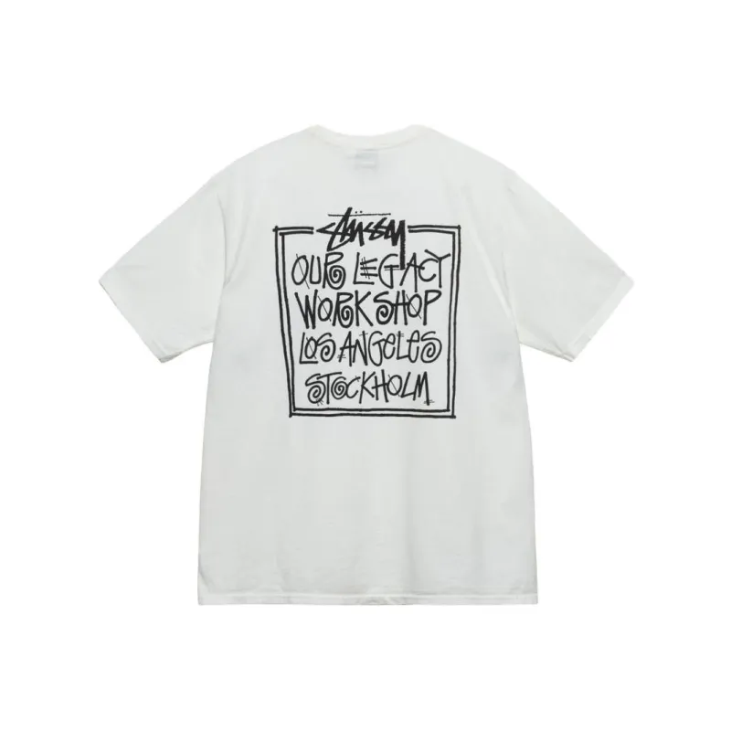 Stussy X Our Legacy Frame Pigment Dyed Tee-0