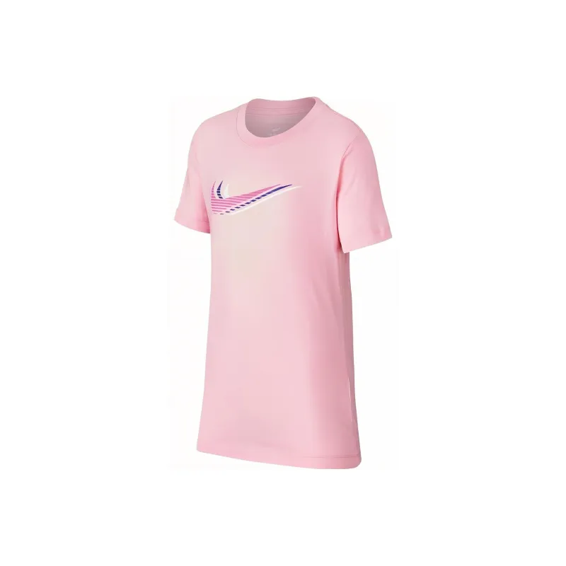 Nike T Shirts Unisex Pink-0