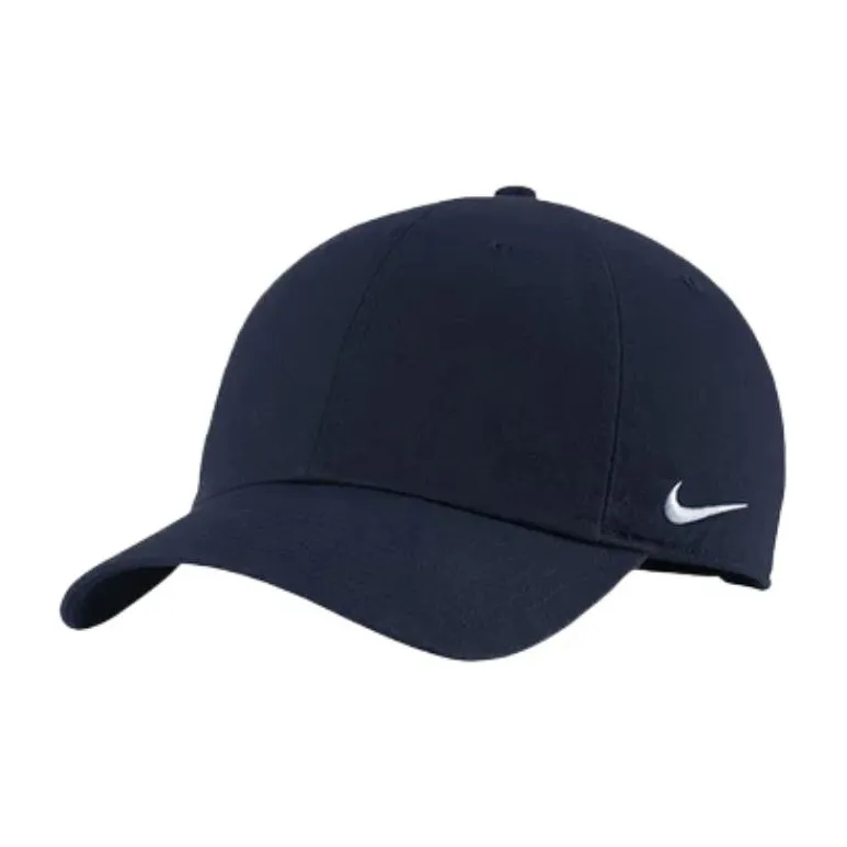 Nike Cotton, Twill, Metal Baseball Caps Unisex Dark Blue-0