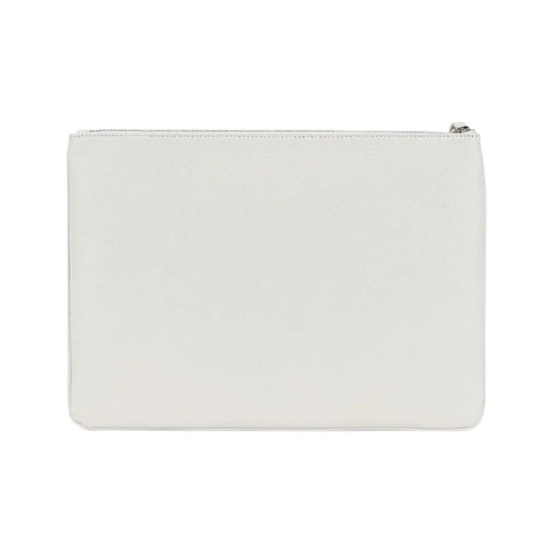 Balenciaga Leather Clutch Women's White & Pink-1