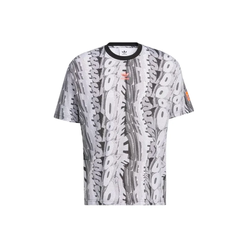 Adidas Originals T Shirt Unisex Gray-0