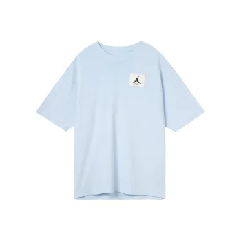 Jordan Drop Shoulder Sleeve T Shirt Men's Ice Blue