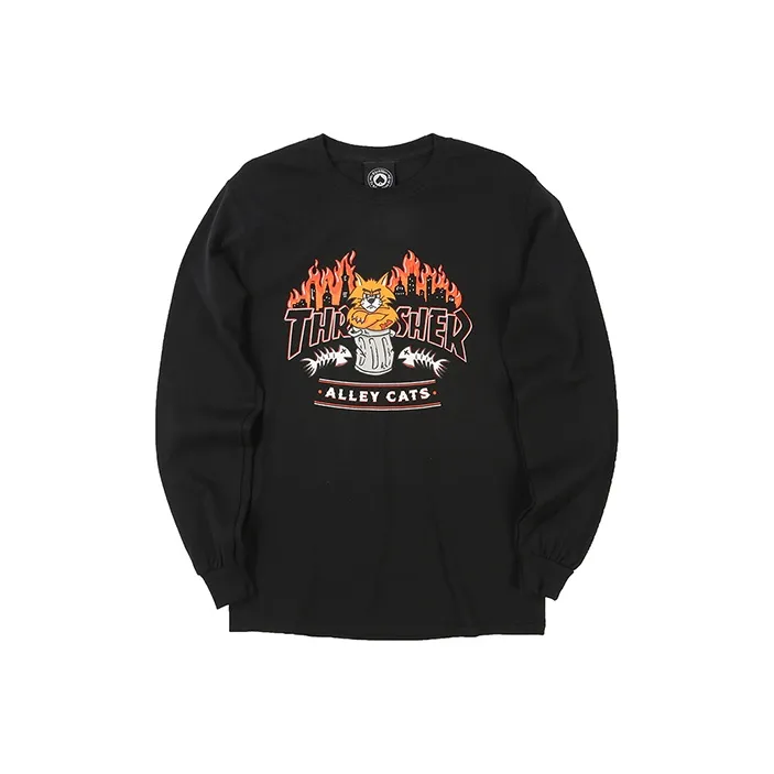 Thrasher T Shirts Unisex Black-0