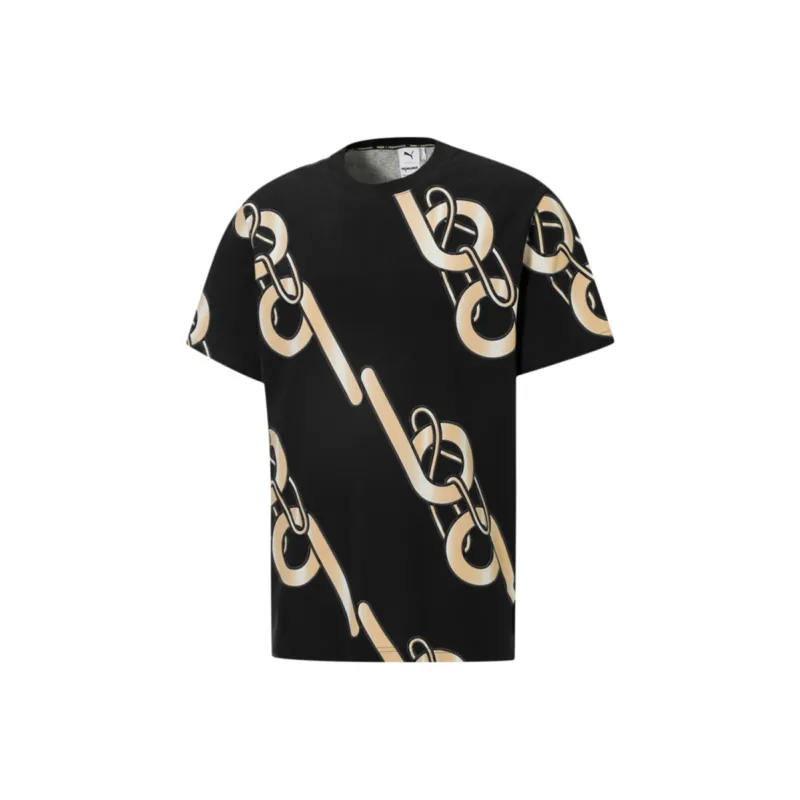 PUMA Set in Sleeve T Shirt Men's Black-0
