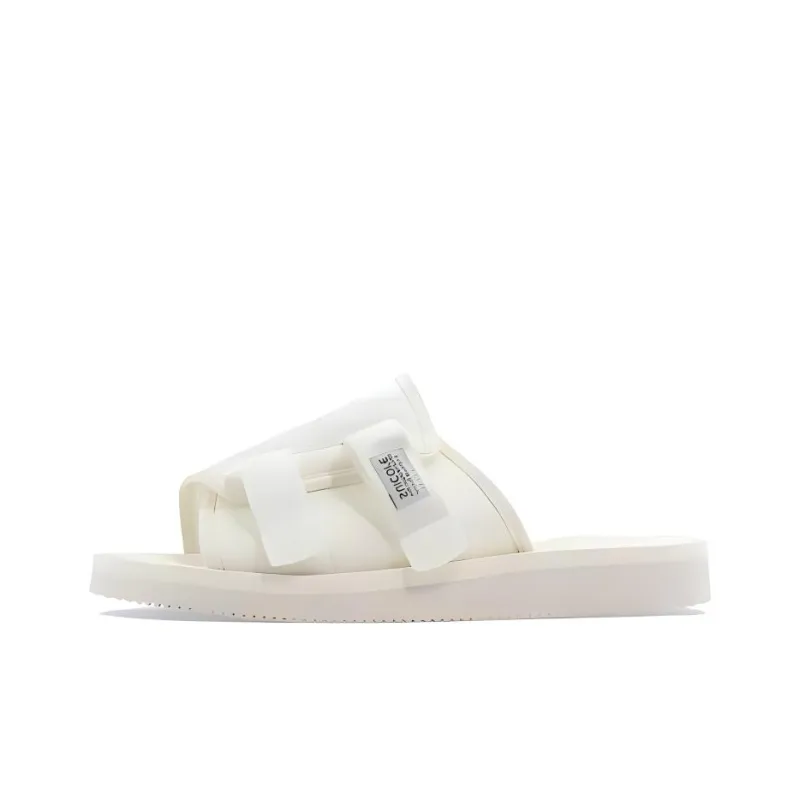 Suicoke Rubber Sole Odor Resistant, Abrasion Resistant Slide Slippers Unisex White-0