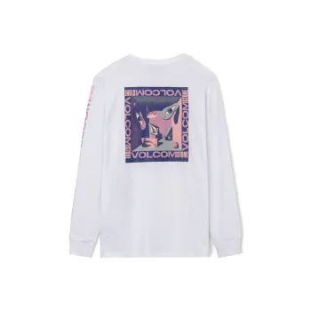 VOLCOM Long-Sleeved T-Shirt Men's White