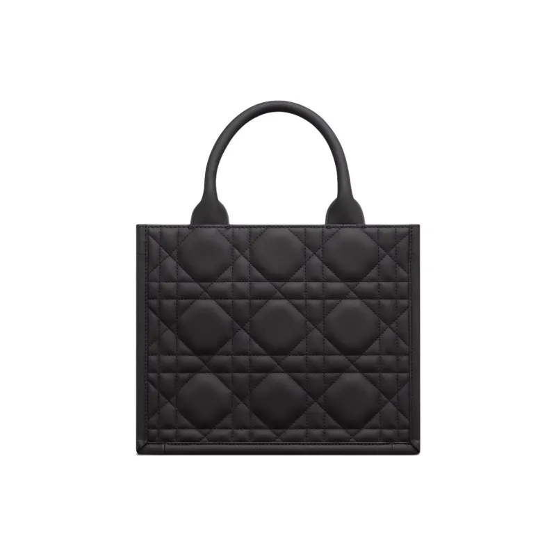 DIOR BookTote Calfskin Tote Bag, Shopping Bag, Shoulder Bag, Crossbody Bag, Handbag Trumpets Women's Black-3