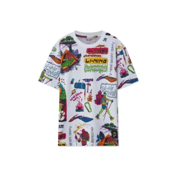 LiNing x Chinatown Market Sports Fashion Collection T-Shirt Men's White
