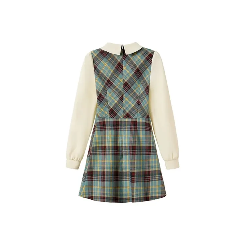 BDGU Long Sleeved Dress Women's Green-1