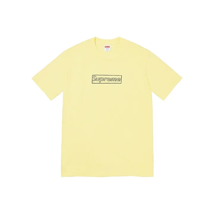 Supreme Kaws Chalk Logo Tee-5