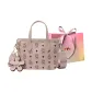 Pink with Charm-Shopping Bag