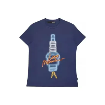 MOSCHINO T Shirts Men Blue