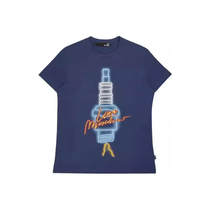 MOSCHINO T Shirts Men Blue-0