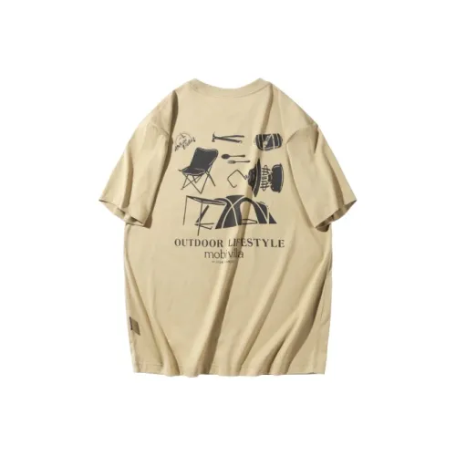 MOBI GARDEN Short-Sleeved Crew Neck Unisex
