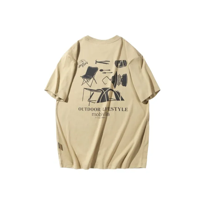 MOBI GARDEN Short Sleeved Crew Neck Unisex-0