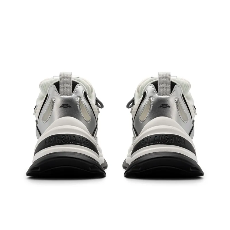 Snow Know The Answer SKTA Anti Slip And Wear Resistant Lightweight Low Top Couple Chunky Sneakers Unisex-10