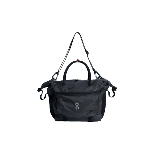 On Recycled Material One Shoulder Handbags Unisex Black