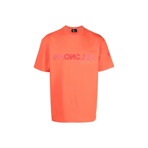 Moncler Grenoble T-Shirts Men Carrot Orange