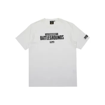 FILA x PUBG T Shirt Men's White