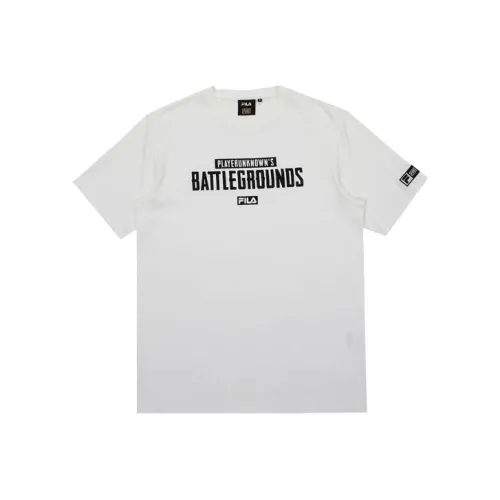 FILA x PUBG T Shirt Men's White
