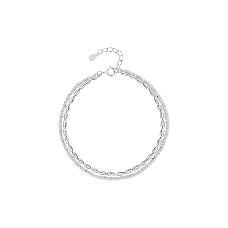 U state 999 Fine Silver Pure Silver Bracelets Women's-0
