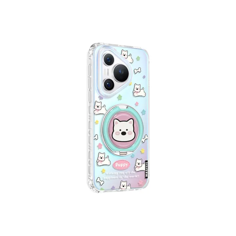 Marsfield TPU Material 360 Rotating Iridescent Pivot Shell Myersphire Phone Case Compatible Huawei P70/P70 Pro-0
