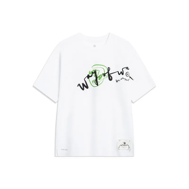 LiNing T-Shirt Unisex Standard White-0