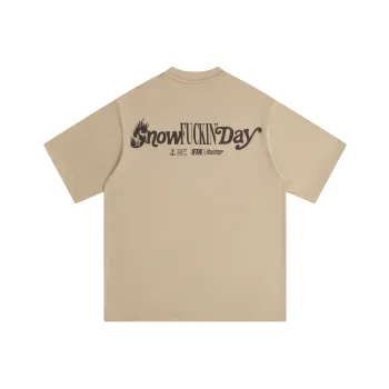 Snowday T-Shirts Unisex Khaki