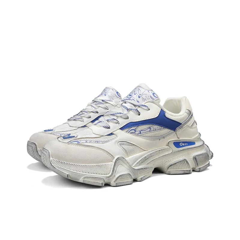 ROBINHOOD Cushioning, Slip Resistant, Abrasion Resistant Support Low Top Chunky Sneakers Men's Box-9