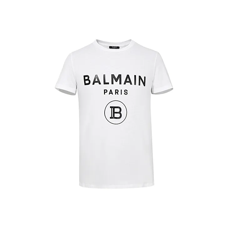 BALMAIN T Shirts Men White-0