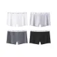 M1746-A Set-Sports Boxer-White+Light Gray+Dark Gray+Black (4 Pack)
