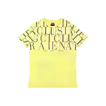 ARMANI JEANS T Shirts Men Yellow