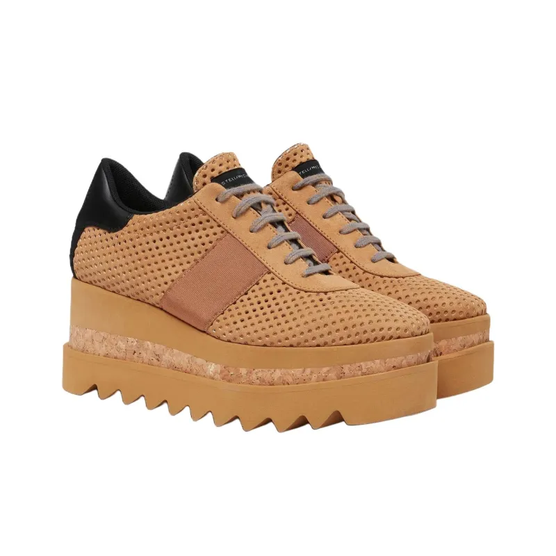 Stella McCartney Sneak Elyse Low Top Casual Shoes Women's Camel-2