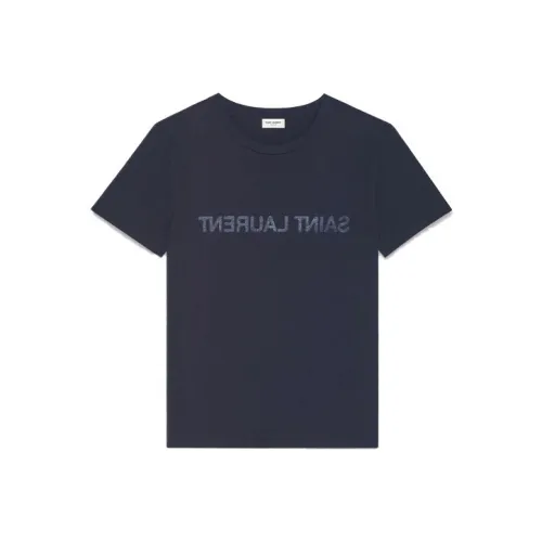 SAINT LAURENT Reverse Logo T Shirt