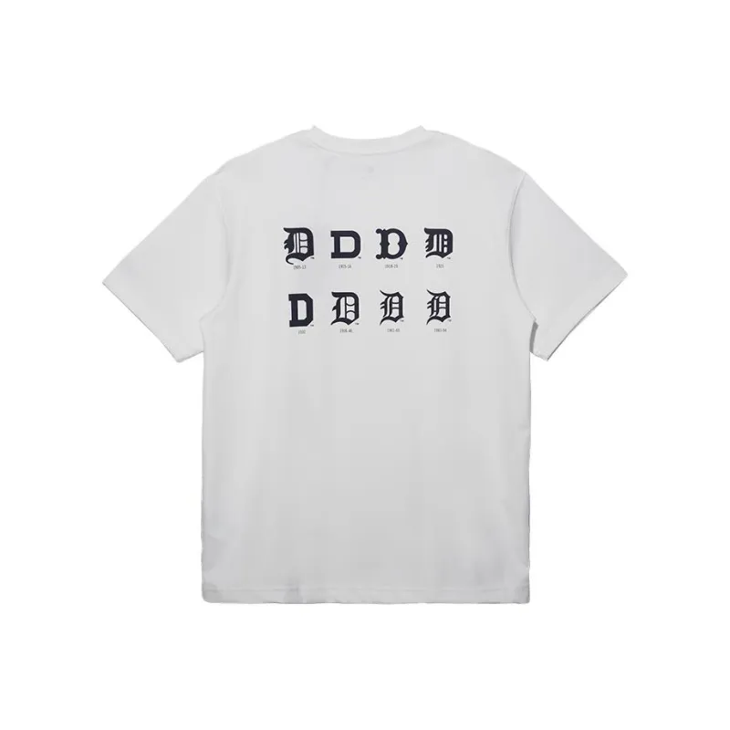 New Era New Era X MLB Co brand T Shirts Unisex Ecru-0