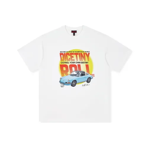 DICETINY T-Shirts Unisex Ecru