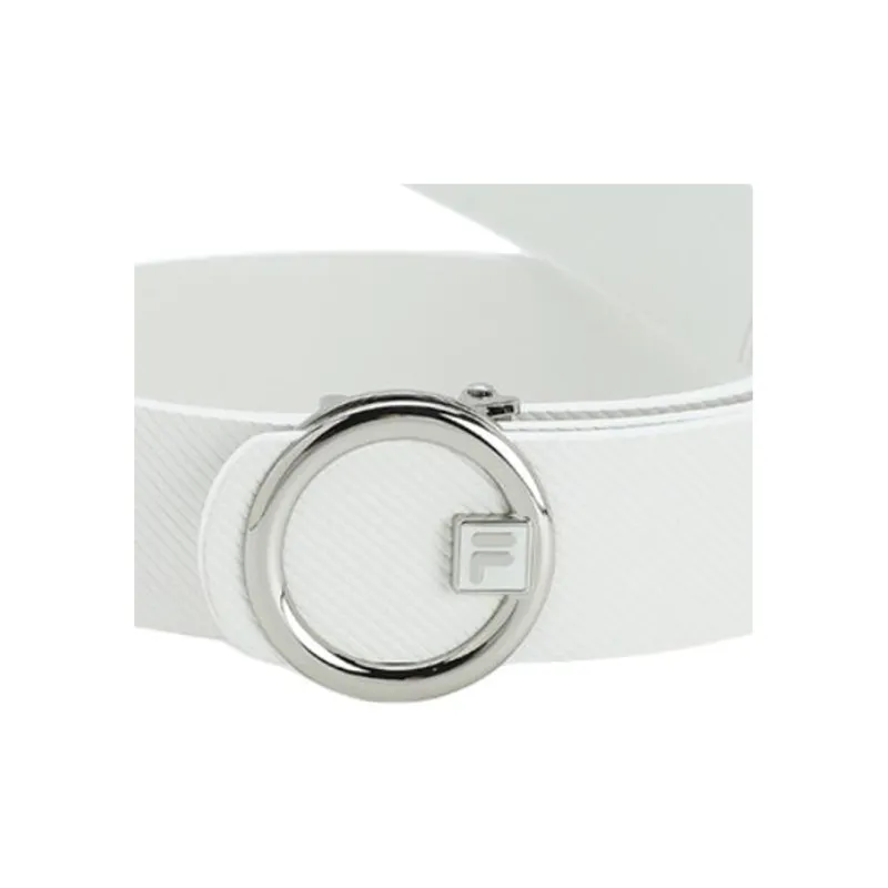 FILA Cow Leather Belts Women's White 2.9CM-2
