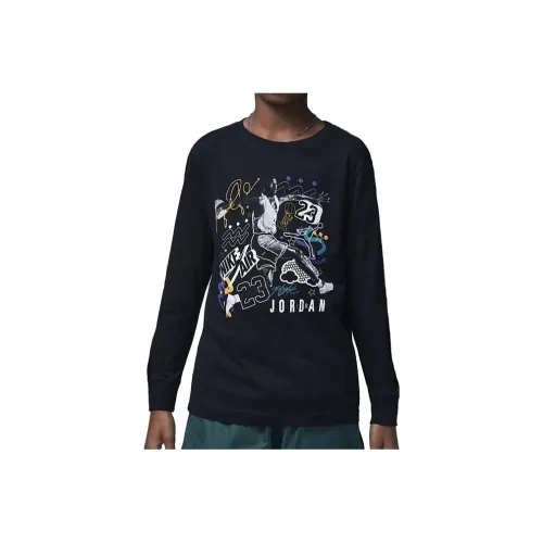 JORDAN T Shirts Kids Black
