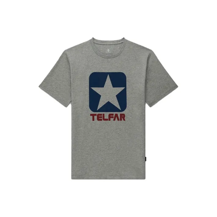 Converse TELFAR Collaboration Collection T Shirts Unisex Gray-0