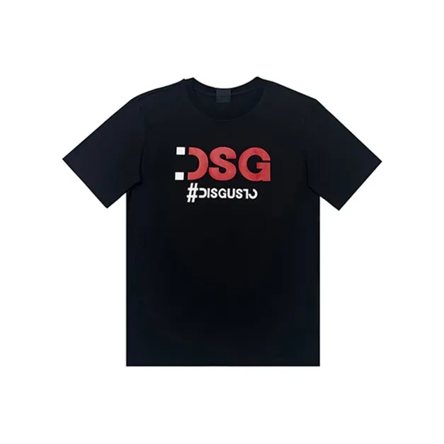 DSG DISGUSTO SS22 T-Shirt Unisex Black Red-0