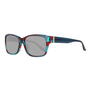 ELLE Plastic Rectangular Sunglasses Women's Multicolor