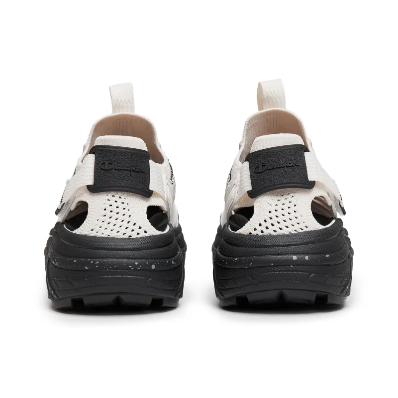 Champion Starlight Sandals One Strap Sandals Men's Milk White Black-2